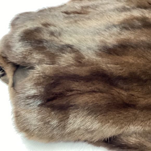 Vintage Elegant Brown Genuine Mink Stole RARE STUNNING. VINTAGE - Picture 6 of 8